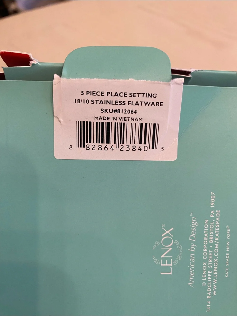 Kate Spade Lenox Polished Silver Stainless Steel Flatware Set - Mirror Finish